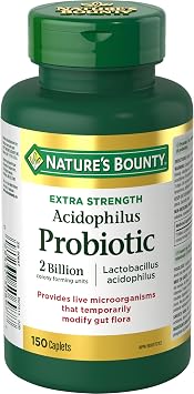 Natures Bounty Acidophilus Probiotic 2 مليار ، 150 كبسولة