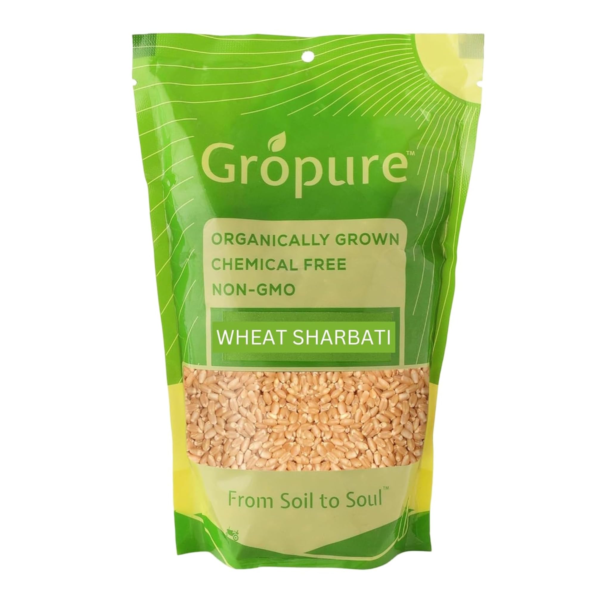 - Wheat Sharbati - 10Kg I Enjoy the taste of Pure Products I Chemical & Pesticide Free I Best Organic Wheat I