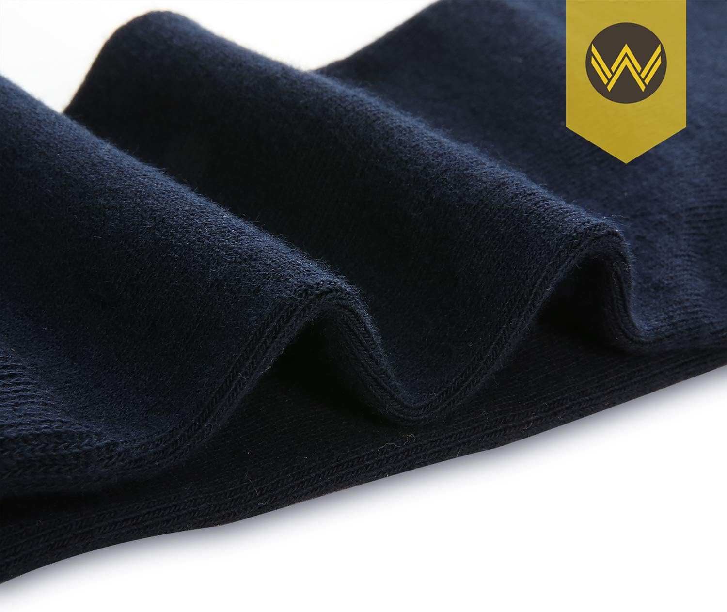 WANDER Men's Dress Socks Cotton Thin Classic Lightweight Socks 6/8 Pairs Solid & Patterned Soft Breathable Socks 9-12 D-8 Pairs Navy