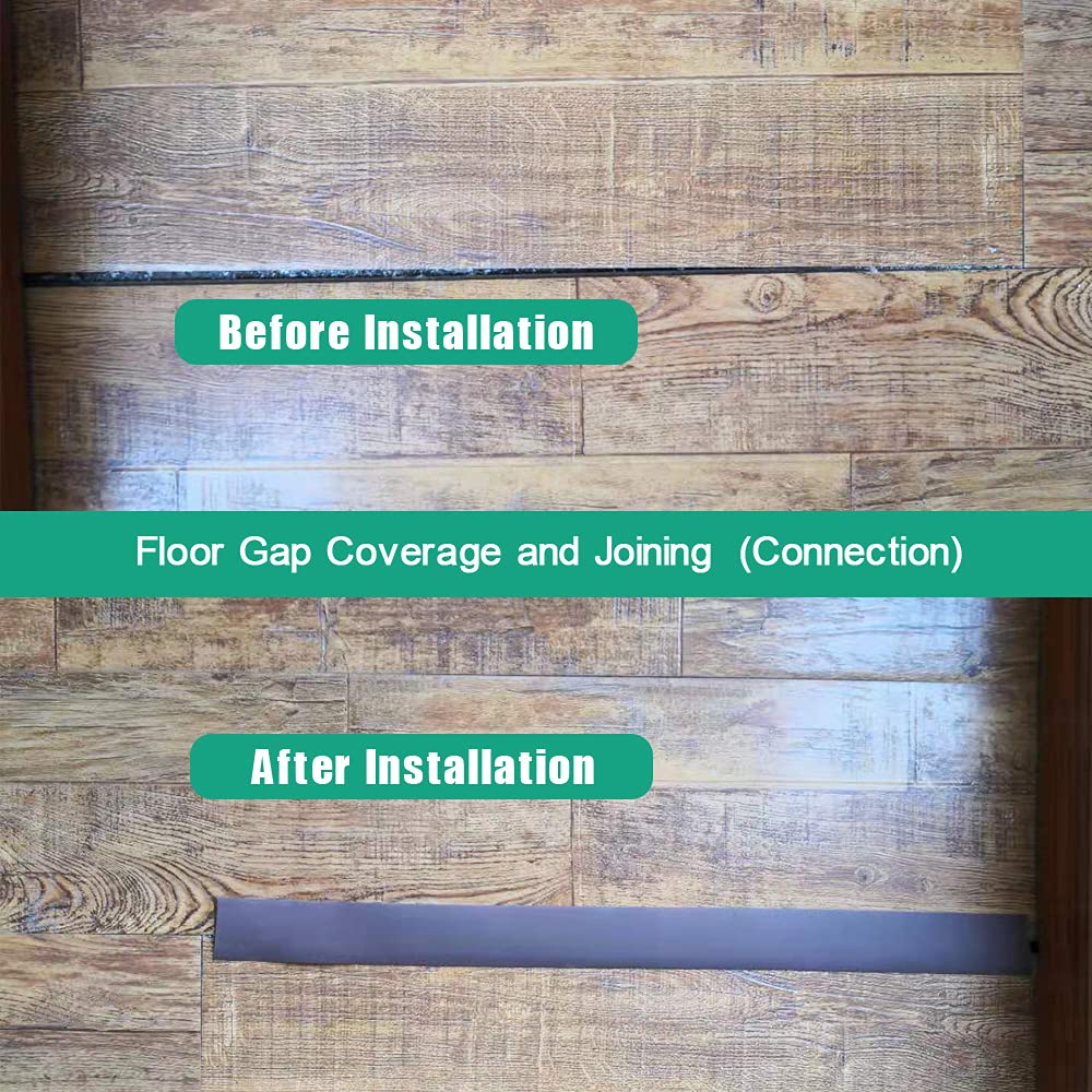 GELINTONG Laminate to Laminate Threshold Transition Door Strip