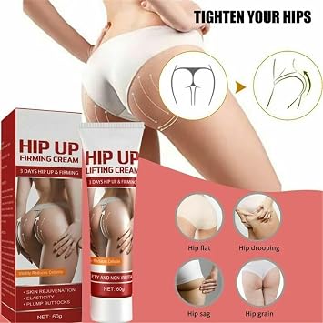 Butt Enhancement Cream, Hip Lift Up Cream for Bigger Butt, Deeply Moisturizing Butt Cream for Plump Firming Shaping, Buttock Enhancement Cream Butt Enlarge, 60g (1pcs)