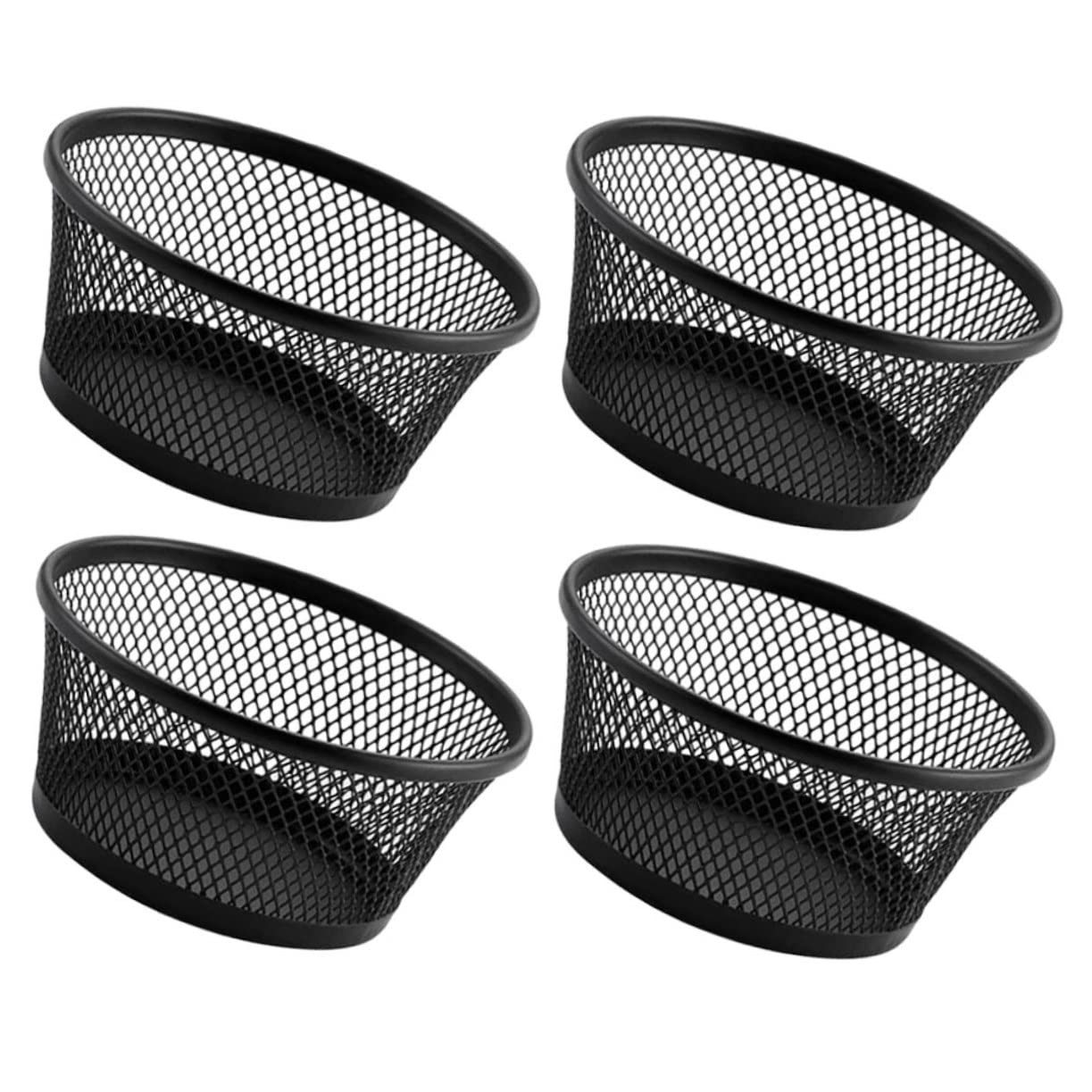 ARTIBETTER 4Pcs Desktop Clip Dispensers Mesh Holder for Home and Office Organization Stackable Design for for Managing Office Supplies