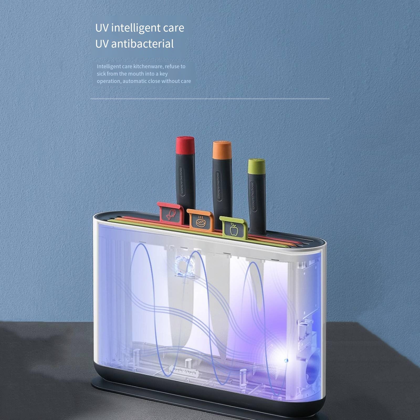 Máquina de desinfección de cuchillos de tabla de cortar, máquina de desinfección de cuchillos de desinfección Uv