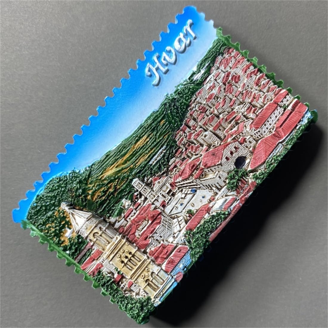 Calamita Da Frigorifero 3D Souvenir Croazia – Magnete In Resina Fatto A Mano 5x7 Cm, Decorazione Per Cucina E Ufficio, Regalo Di Viaggio Originale