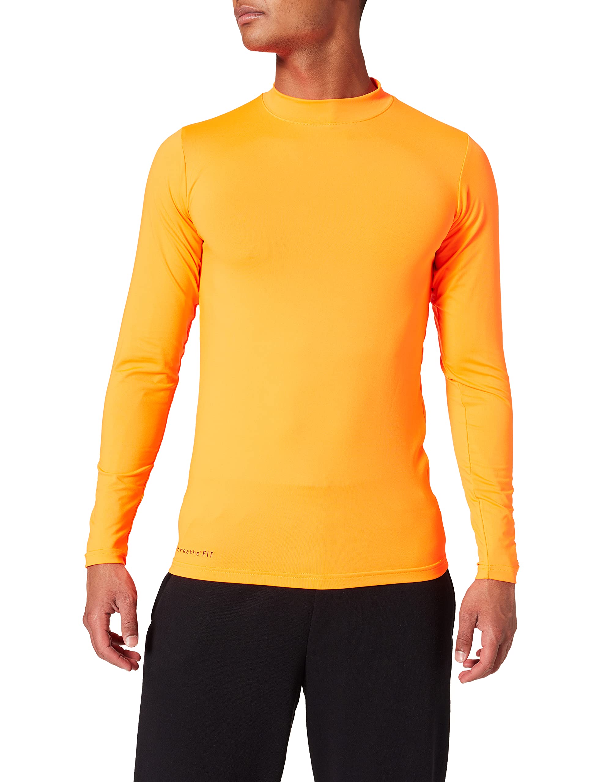 Uhlsport Men Distinction Colors Base Layer Shirt Men's Shirt - Fluo Orange, M
