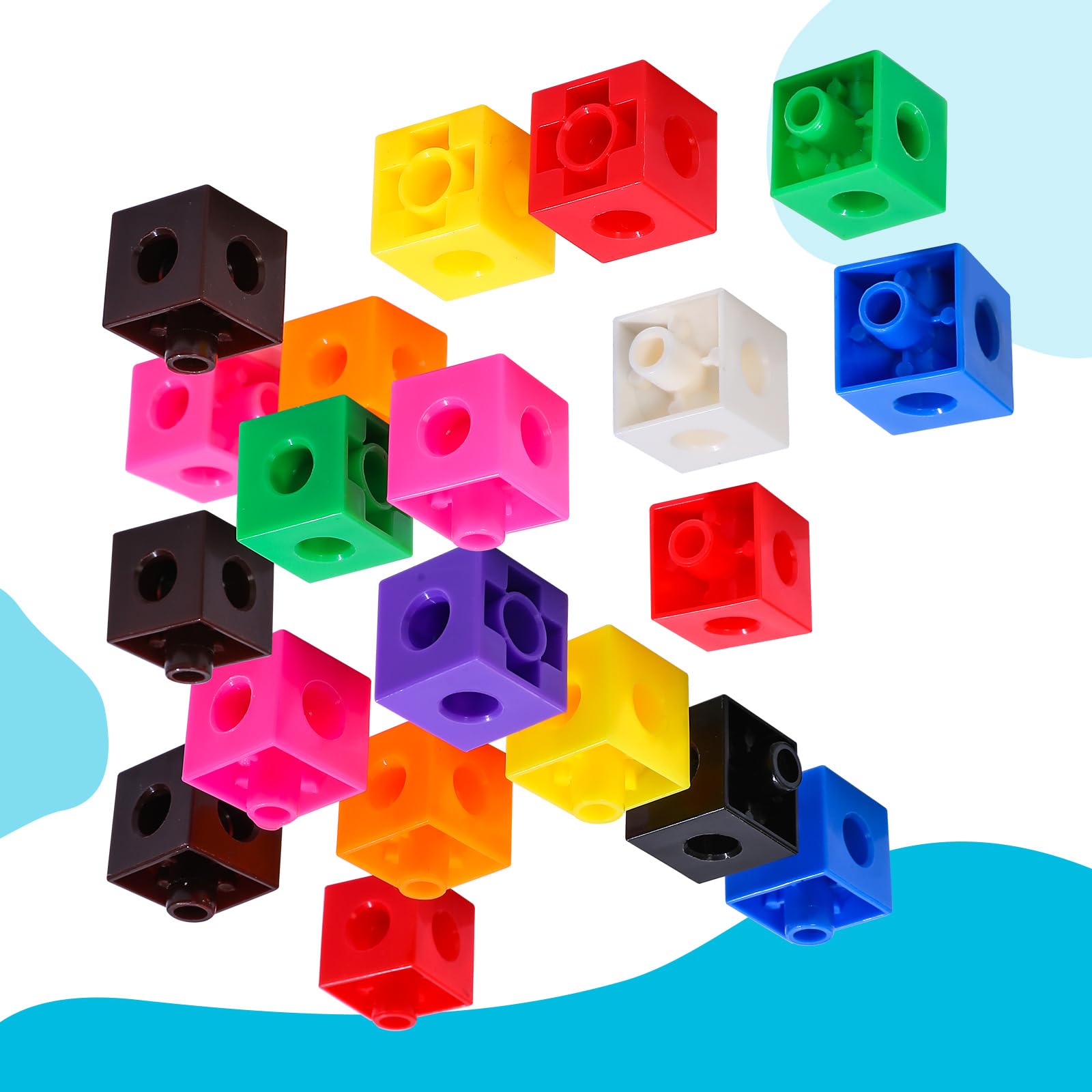 Snapklik.com : Number Block - Set Of 100 - Educational Math Cubes For ...