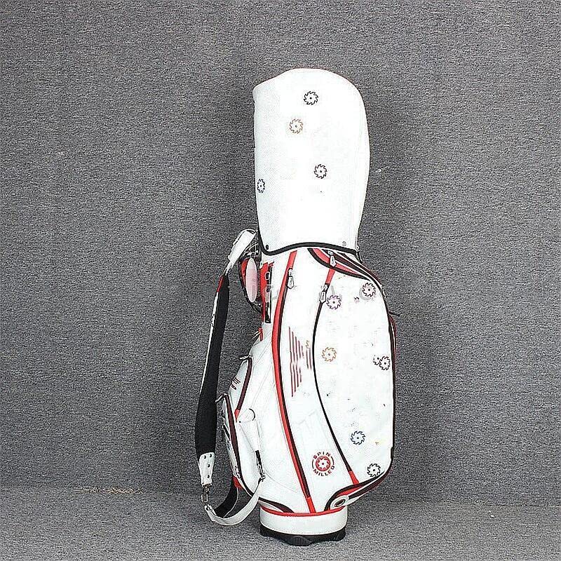 Amazon | キャディバッグ 本革 スポーツ ゴルフバッグ ゴルフ