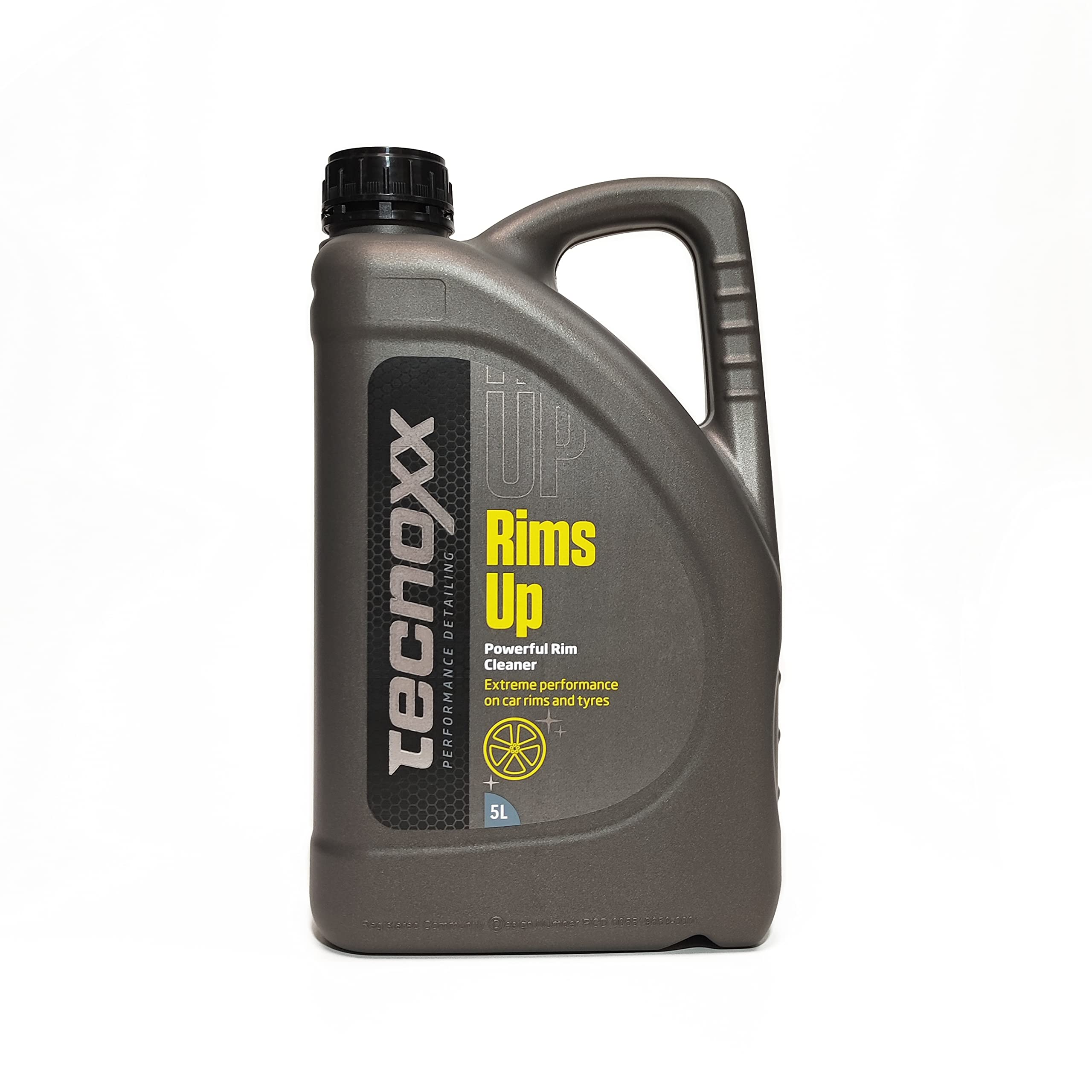 Tecnoxx – alkalischer Felgen und Reifenreiniger für Fahrzeuge. Ohne zu reiben. 5000 mL, Rims Up 5L