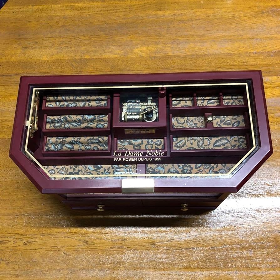 ロジエ　ジュエリーボックス ロジエ ジュエリーボックス 茶色 - メルカリ