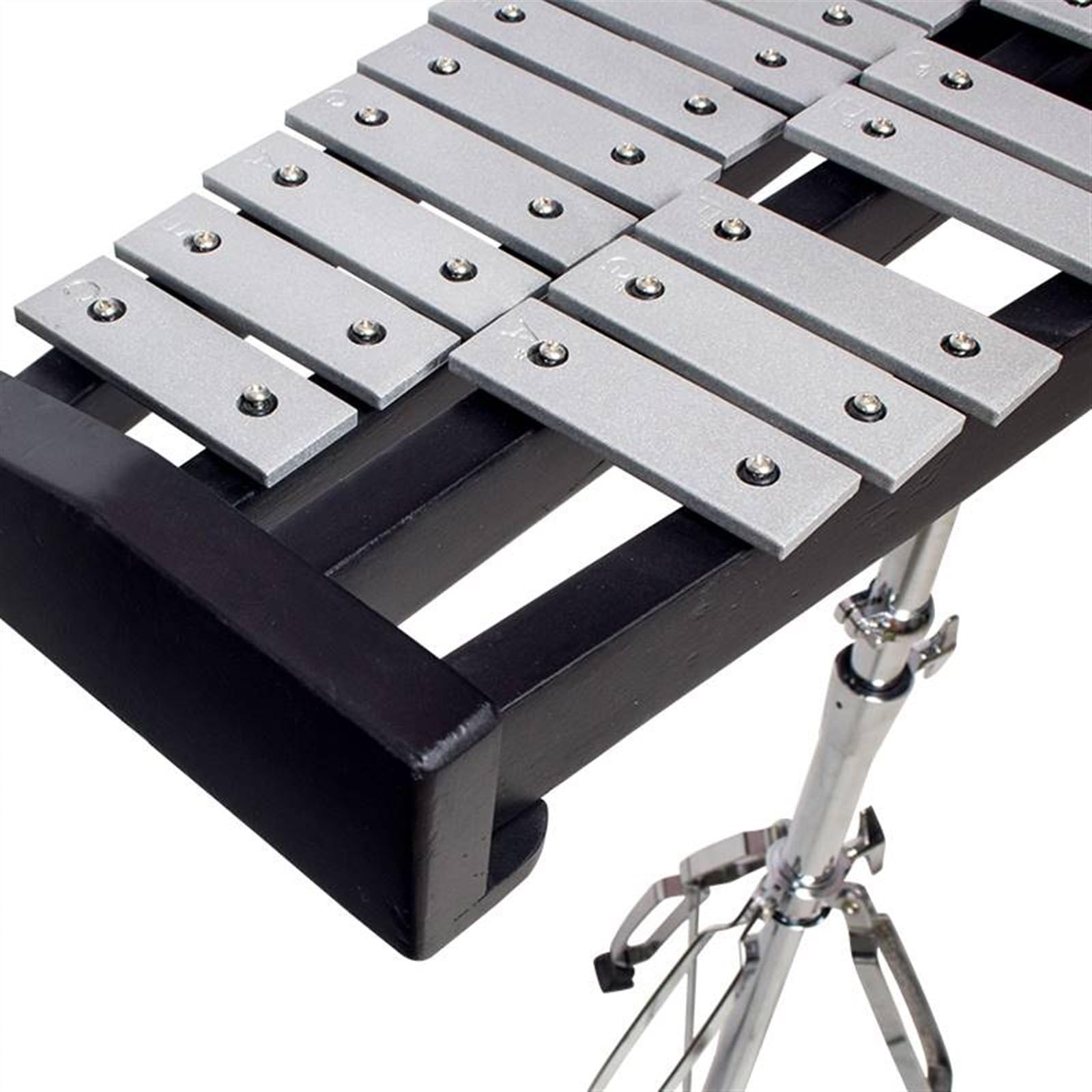 Glockenspiel Práctica placa de aluminio xilófono profesional instrumento de percusión Glockenspiel de 32 notas