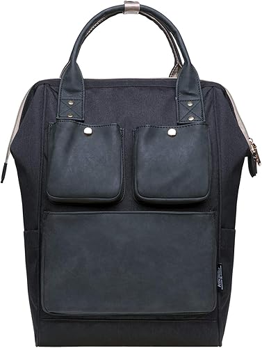 KAUKKO Mochila multifunción para bebé de gran capacidad (03-negro)