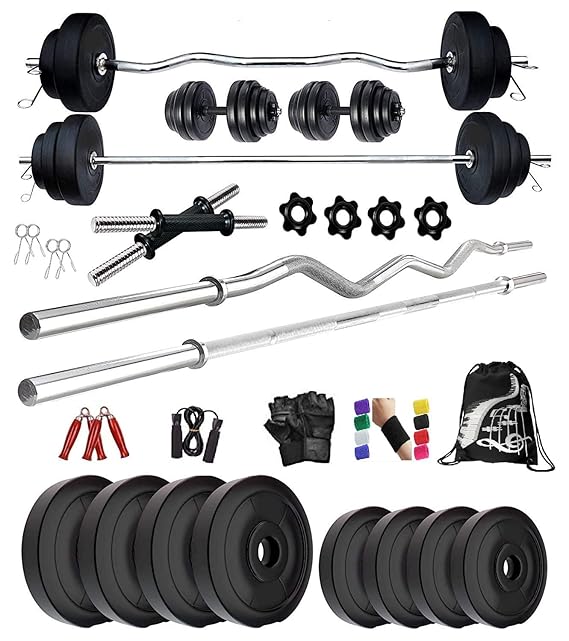 Bodyfit Total Gym Kit Combo 20Kg Home Gym,Set