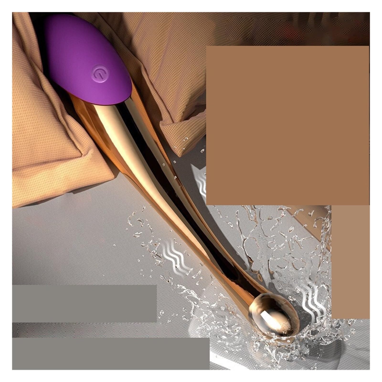 Masseur portable anti-stress à tête interchangeable - Conception compacte, massage précis et haute performance, adapté aux hommes et aux femmes(Pink SET)