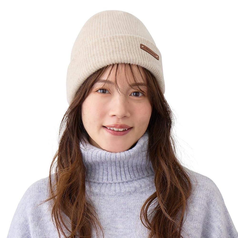 yo biotop カシミヤ100% フライトキャップ ニット帽 ホワイト yo biotop カシミヤ100% フライトキャップ ニット帽 ホワイト 【楽天