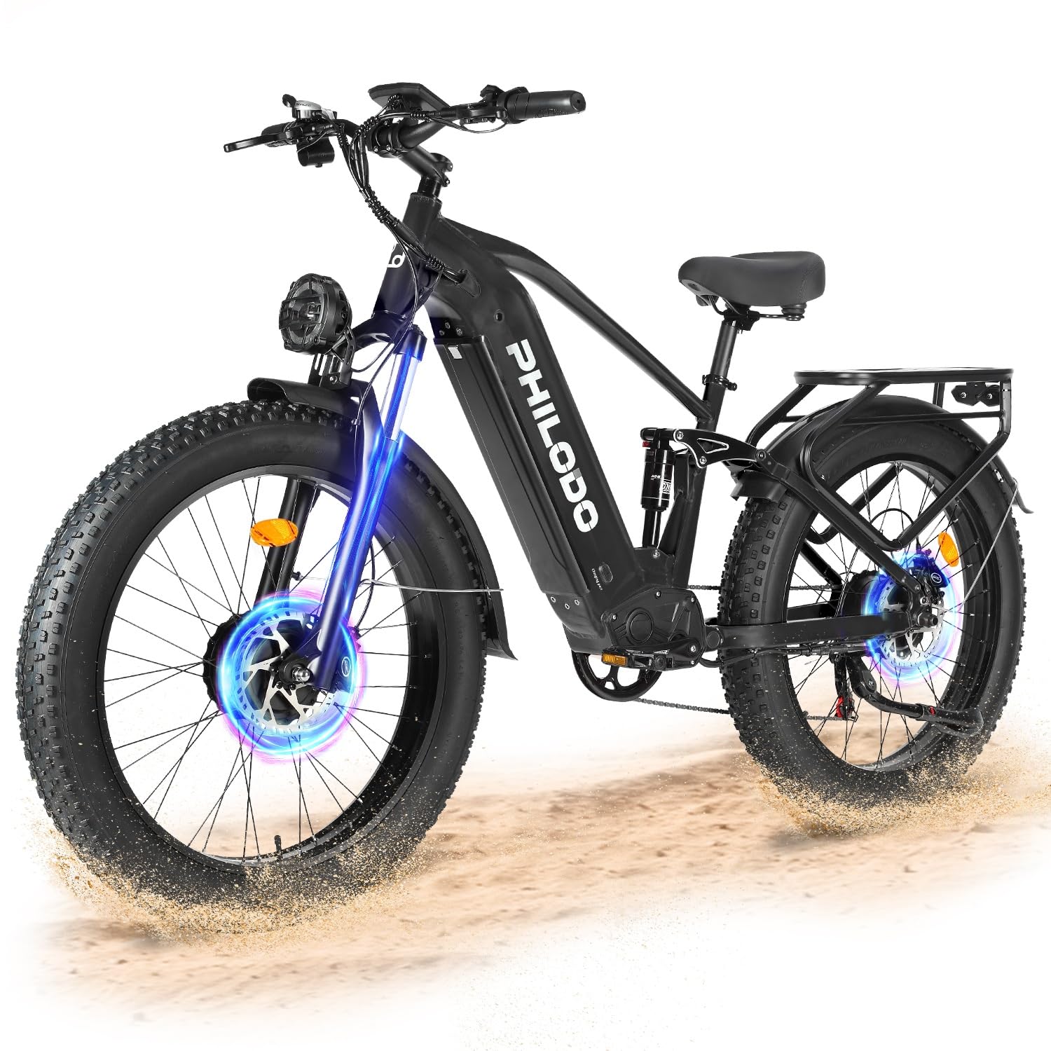 Amazon.com : PHILODO Falcon 60V Off-Road Electric Bike - Dual