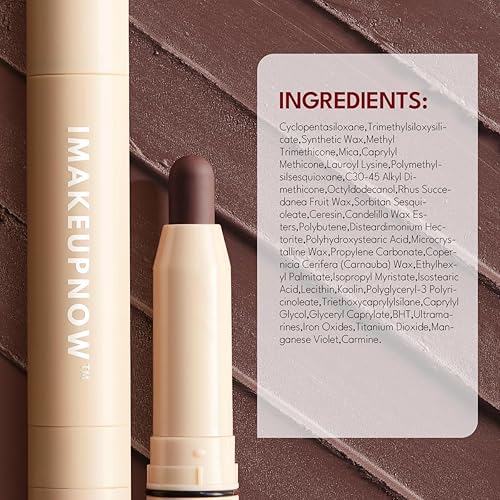 Miniatura 5 de IMAKEUPNOW Crema a polvo sombra de ojos en barra, profesional mate iluminador de ojos lápiz maquillaje - 1 unidad - G006