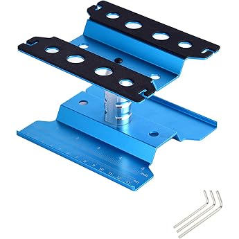 RC Car Work Stand und Schraubablage 360 Grad RC Auto Aluminium Reparatur Workstation RC Crawler Zubeh r f r 1/8 1/10 1/12 1/16 RC Crawler Monster Truck Buggy