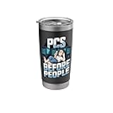 Pc Builder First Coding Enthusiast Computer Science Focus Stainless Steel Insulated Tumbler