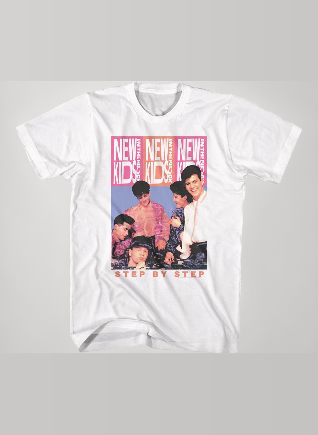 American Classics New Kids On The Block Step By Step T Shirt White