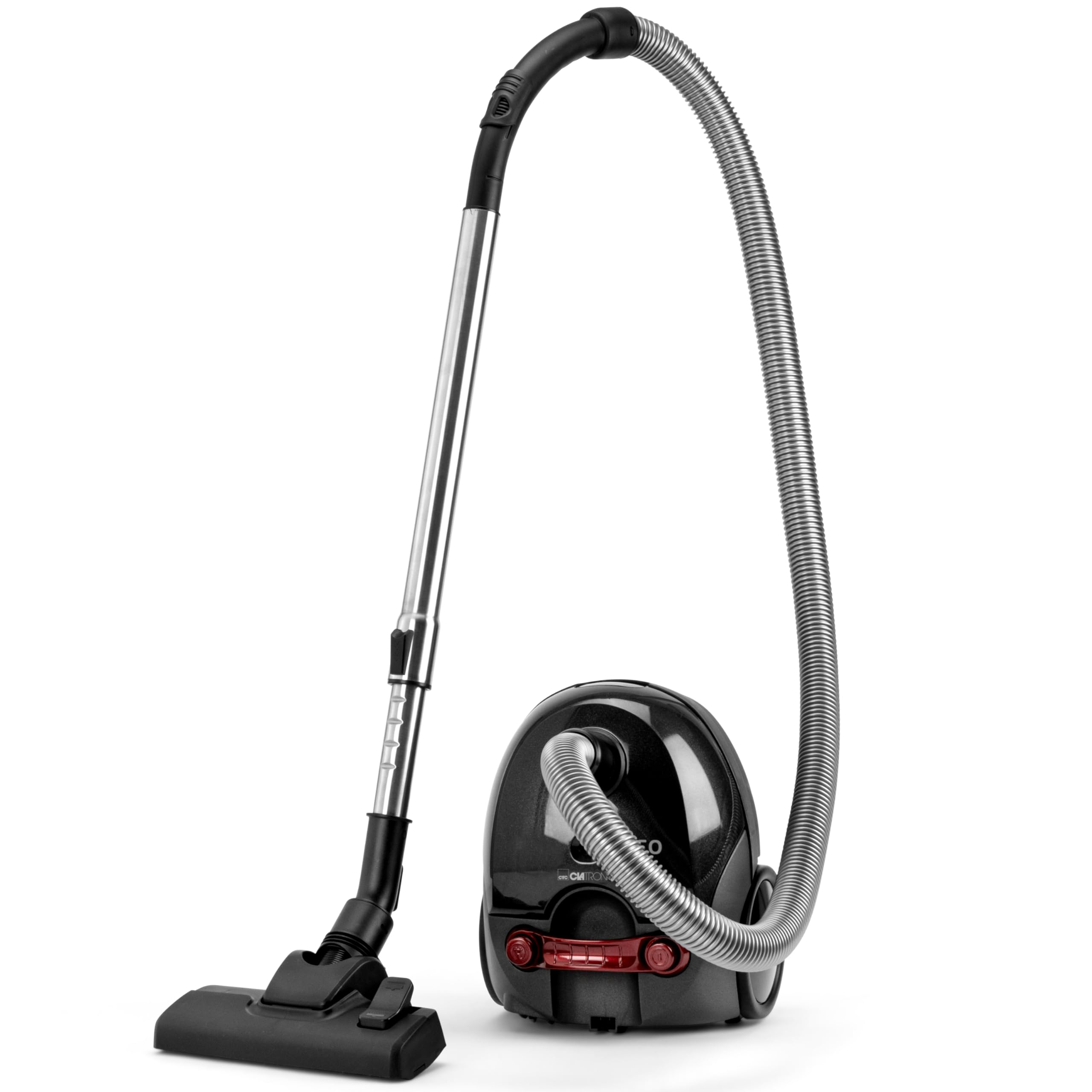 Bomann® Aspirador vertical |ahorro de energía |700 vatios | sistema de microfiltro de 5 pliegues | con bolsa | cepillo reversible para suelos y boquilla para cepillos/rejillas | BS 9019 CB N antracita