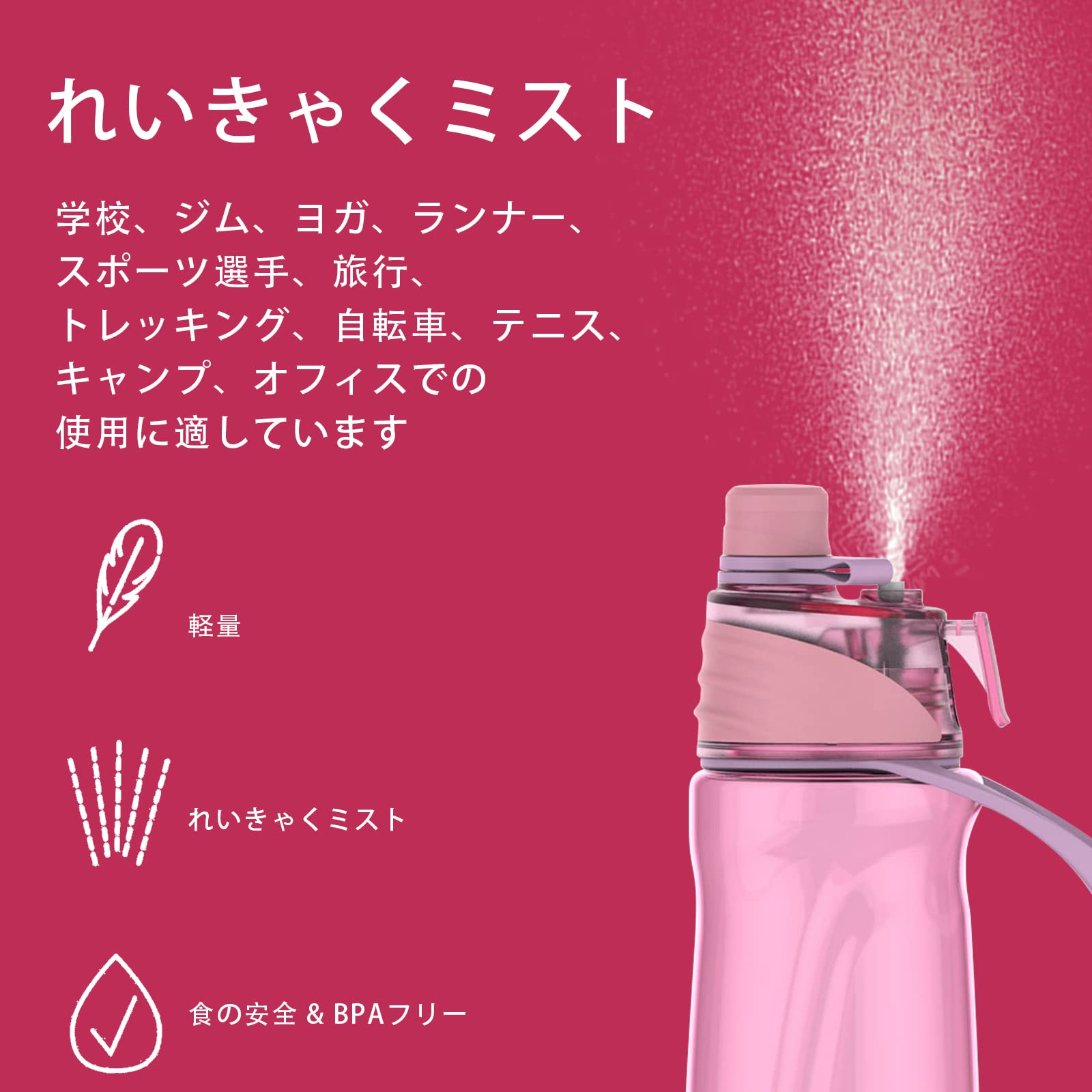 Amazon.co.jp: 噴霧付きスプレーボトル950ミリリットル、アウトドア