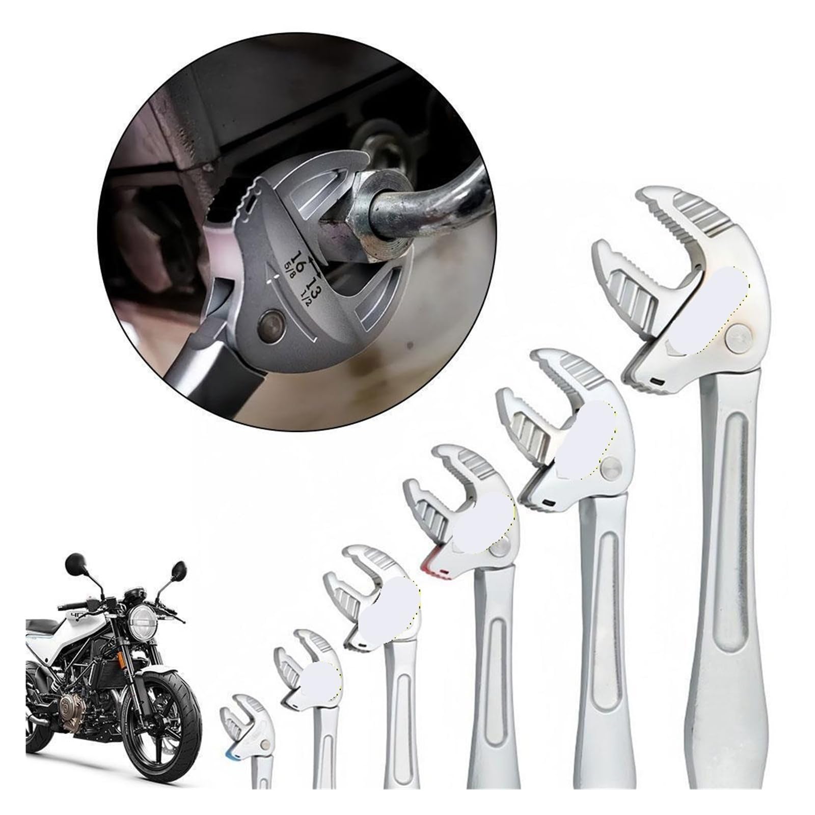 Pinza a Pappagallo Chiave industriale a granchio for impieghi gravosi con cricchetto autoregolante, ganascia larga for la produzione di tubazioni automobilistiche(M)