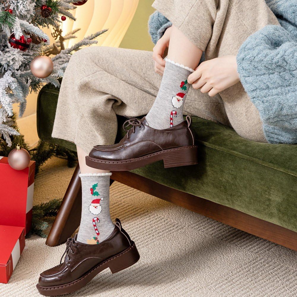 Amazon.co.jp: クリスマスソックス 暖かいスリッパソックス 冬用