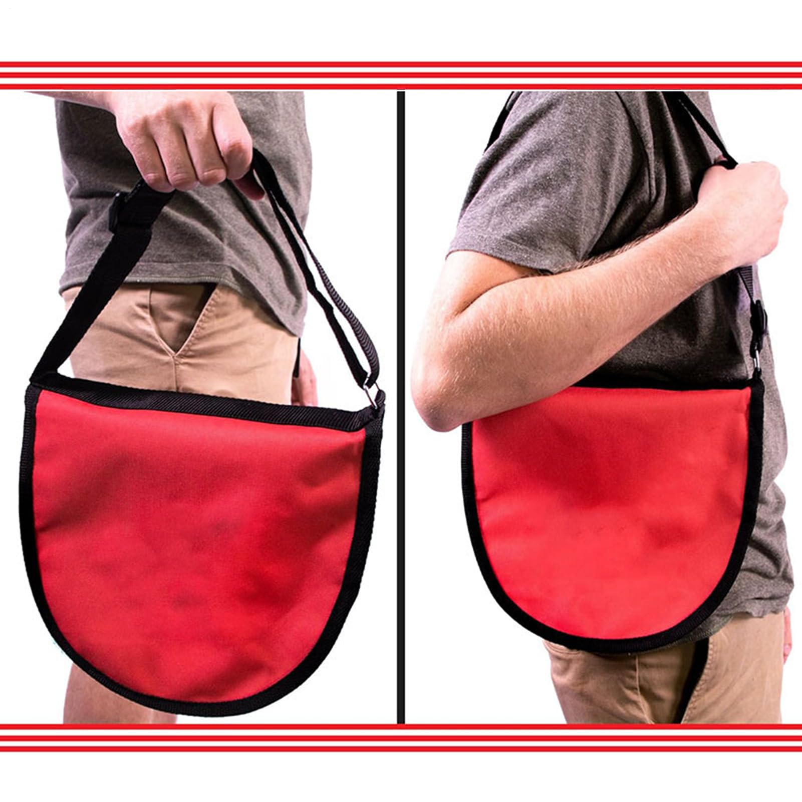 Bolsa para atletismo – Portaletas ajustable para lanzamiento de peso, disco, diseño de tela Oxford, bolsa de equipamiento deportivo portátil | que transportan de entrenamiento — view 6