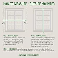 Vista 6 de Calyx Interiors Snow White - Estor de madera sintética de 2 pulgadas con cenefa real