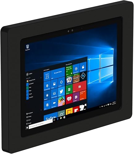 VidaMount Carcasa VESA negra compatible con Microsoft Surface Pro 7+, Pro 7, Pro 6, Pro 5, Pro 4