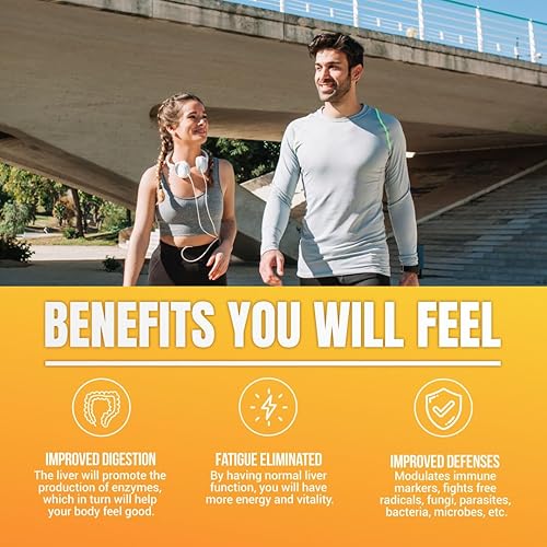 Miniatura 4 de Hígado diario más hígado | 60 cápsulas de desintoxicación y suplemento de apoyo de limpieza del hígado con cardo mariano, diente de león, cúrcuma,