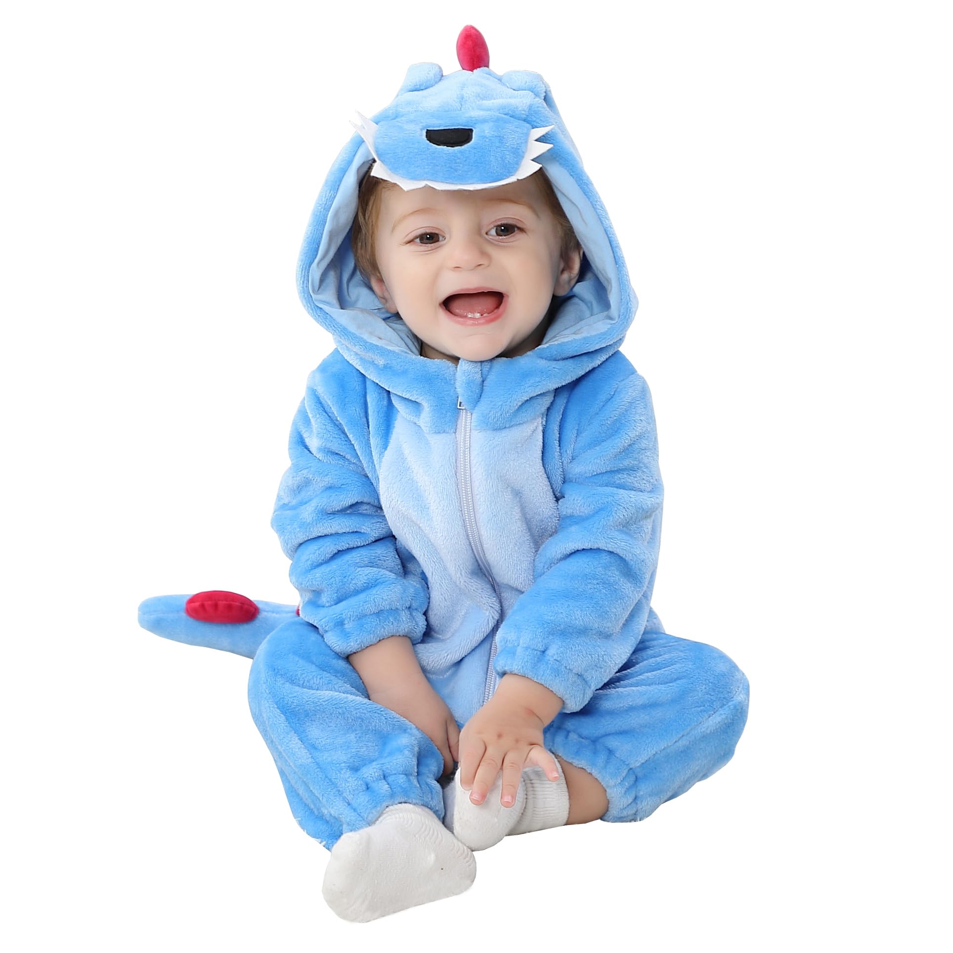 TONWHAR Unisex Baby Animal Halloween Costume Kid's and Toddler's Autumn Winter Outfits Jumpsuit — view 20