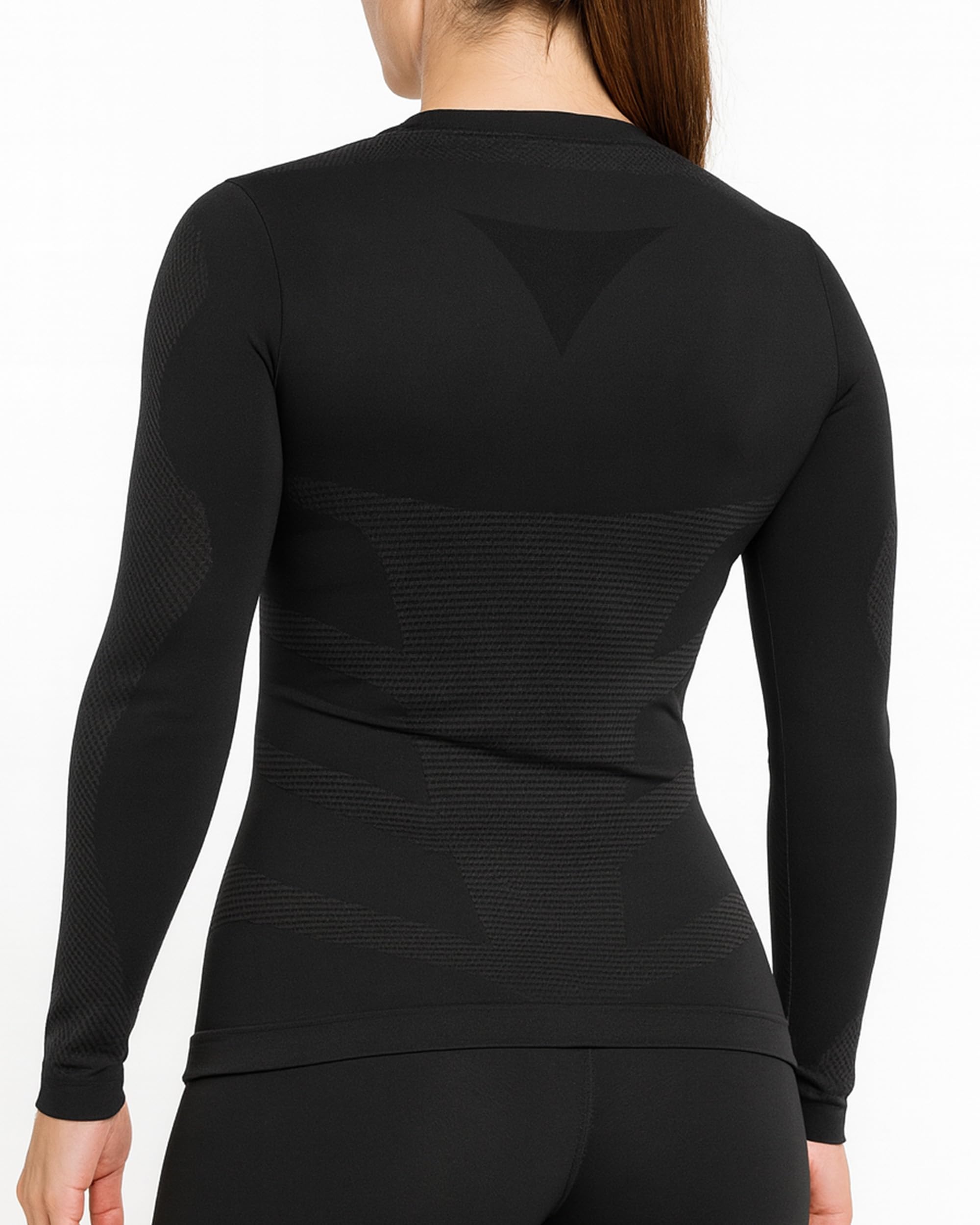 Iron-Ic - T-Shirt Donna Maniche Lunghe Thermo Dry Seamless Traspirante e Calda con Tecnologia I-Soft - Fitting Slim - Art. 212531