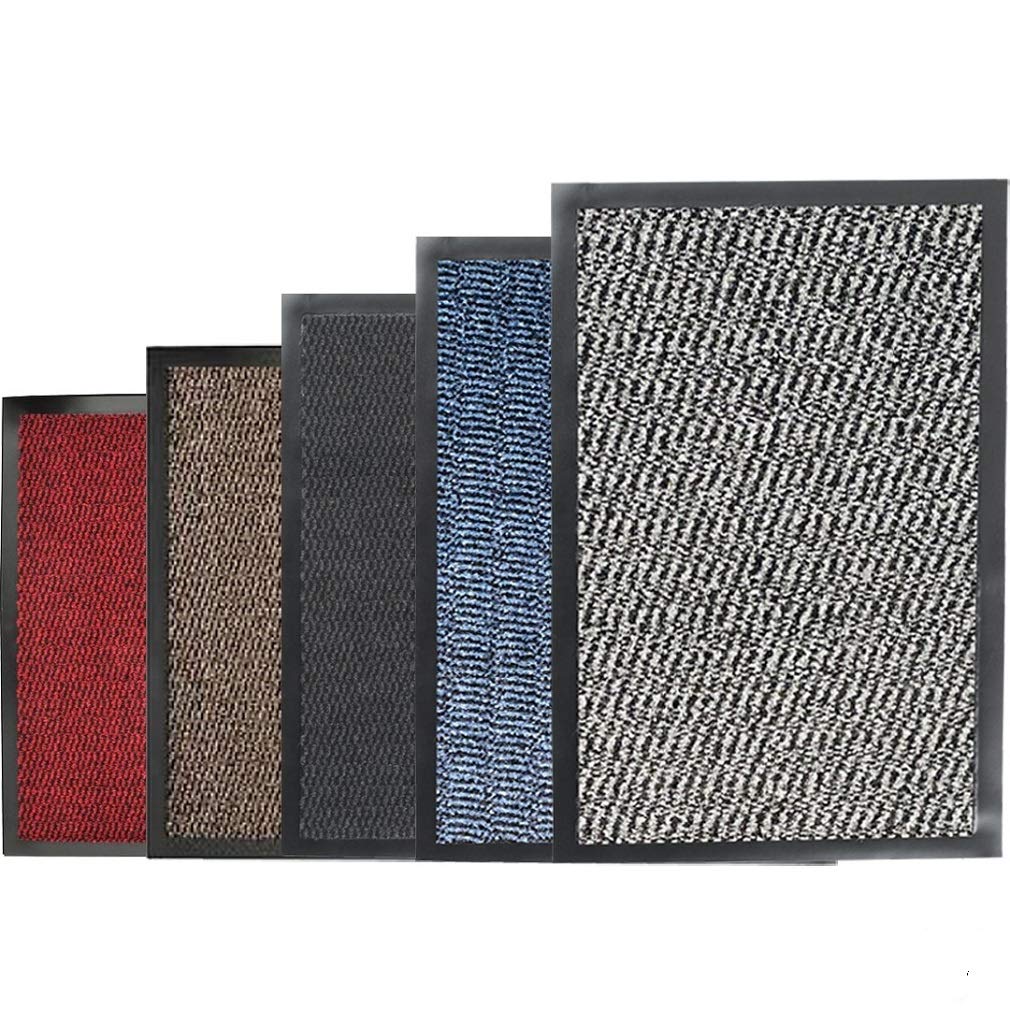 Door Mats Non - Slip Dirt Trapper Indoor & Outdoor Barrier Mat Home Office Front Door Welcome Mats Kitchen Runner Rug Dust Mat Heavy Duty Washable Mats (Beige, 60 x 120)