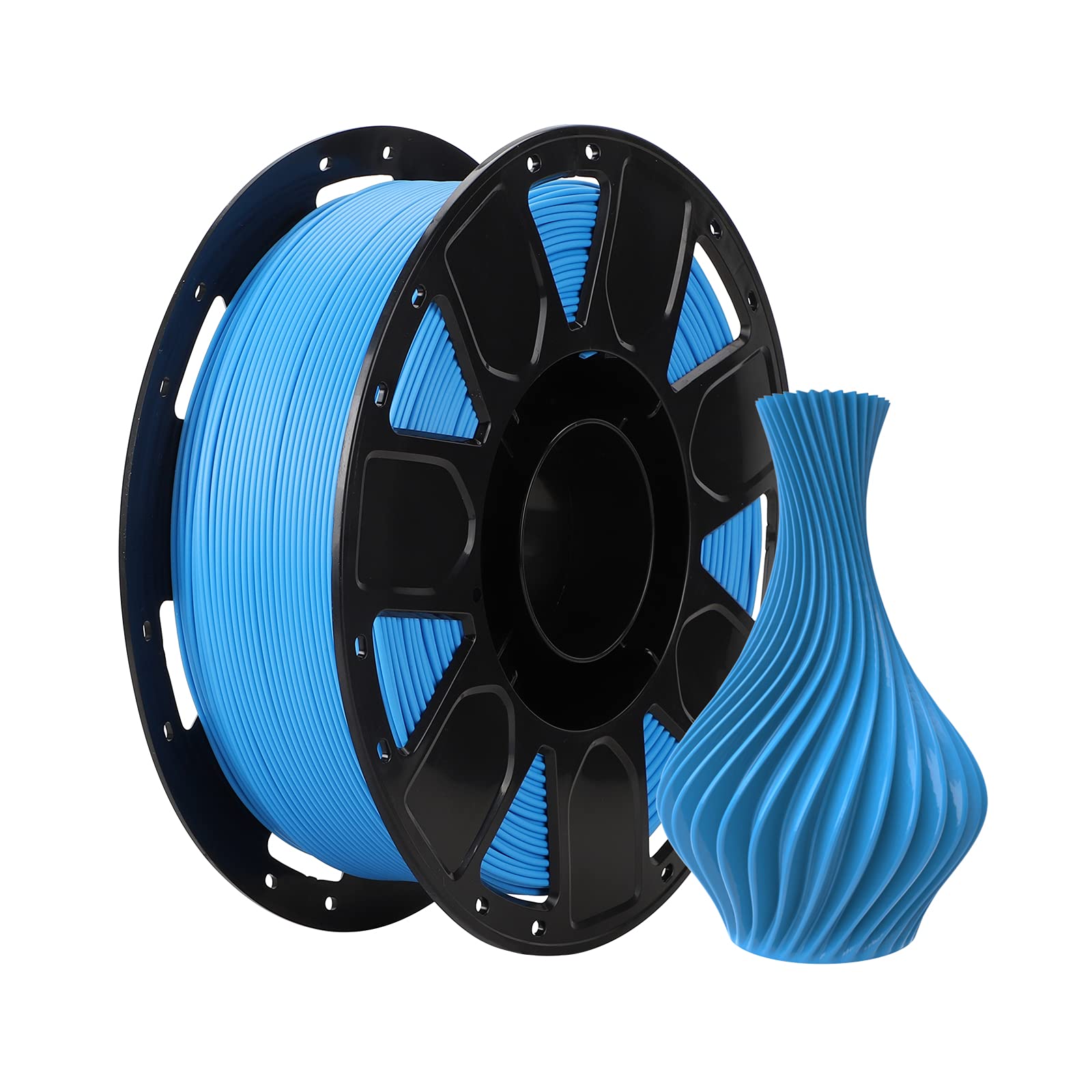 Official Creality 3D Printer Filament, Ender PLA Filament 1.75mm No-Tangling, Strong Bonding and Overhang Performance Dimensional Accuracy +/-0.02mm, 2.2lbs/Spool - Blue