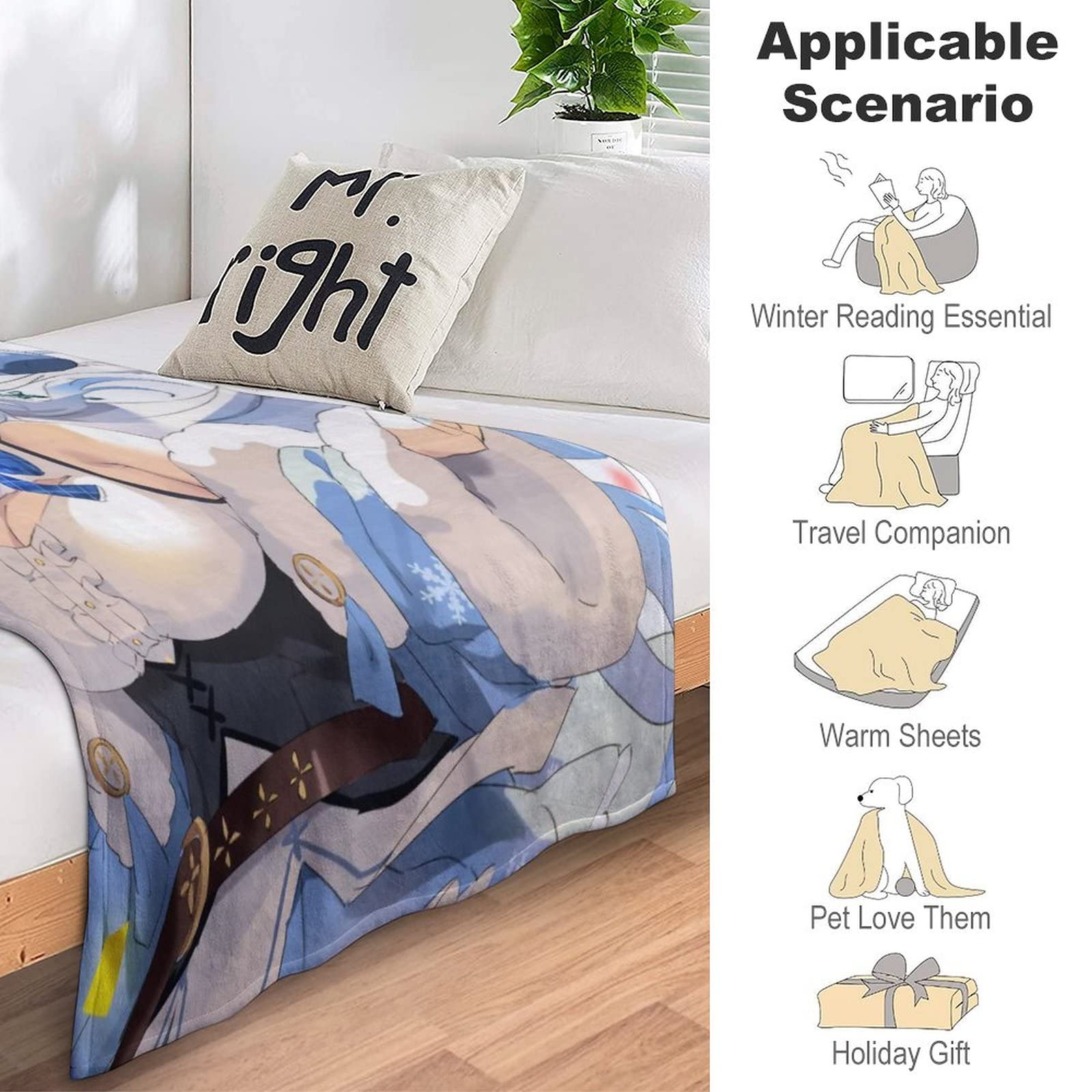 Amazon｜ブランケット 毛布 雪花ラミィ もうふ 夏用ブランケット 毛布