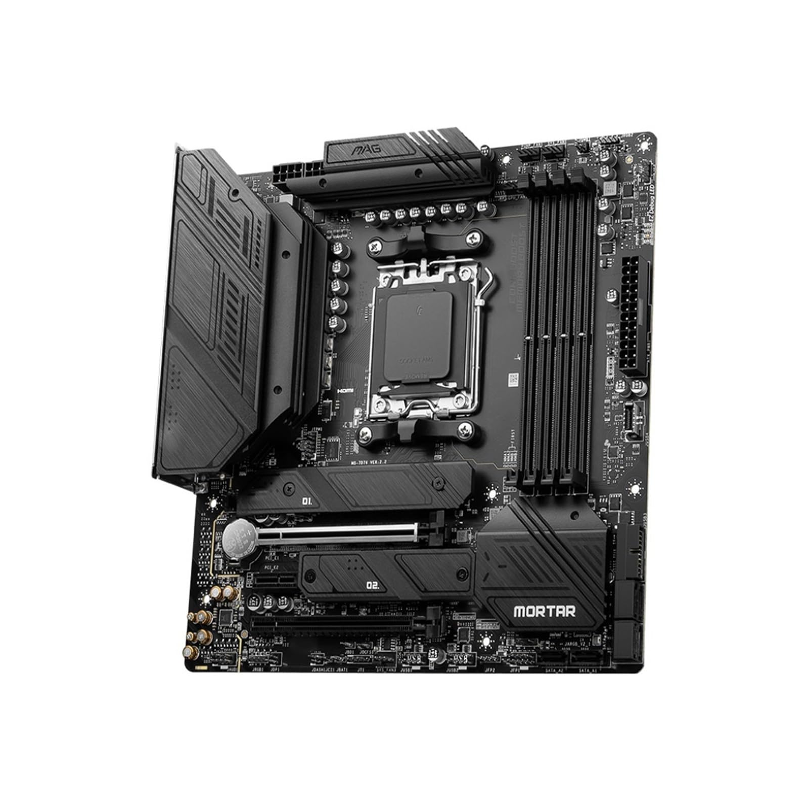 Placa Madre Placa Base Fit For MSI mag B650M MORTERO WiFi Compatible con B650 AM5 Ryzen 7 7800X3D 5 7600X 8600G 9 7950X3D CPU DDR5 M.2 mATX