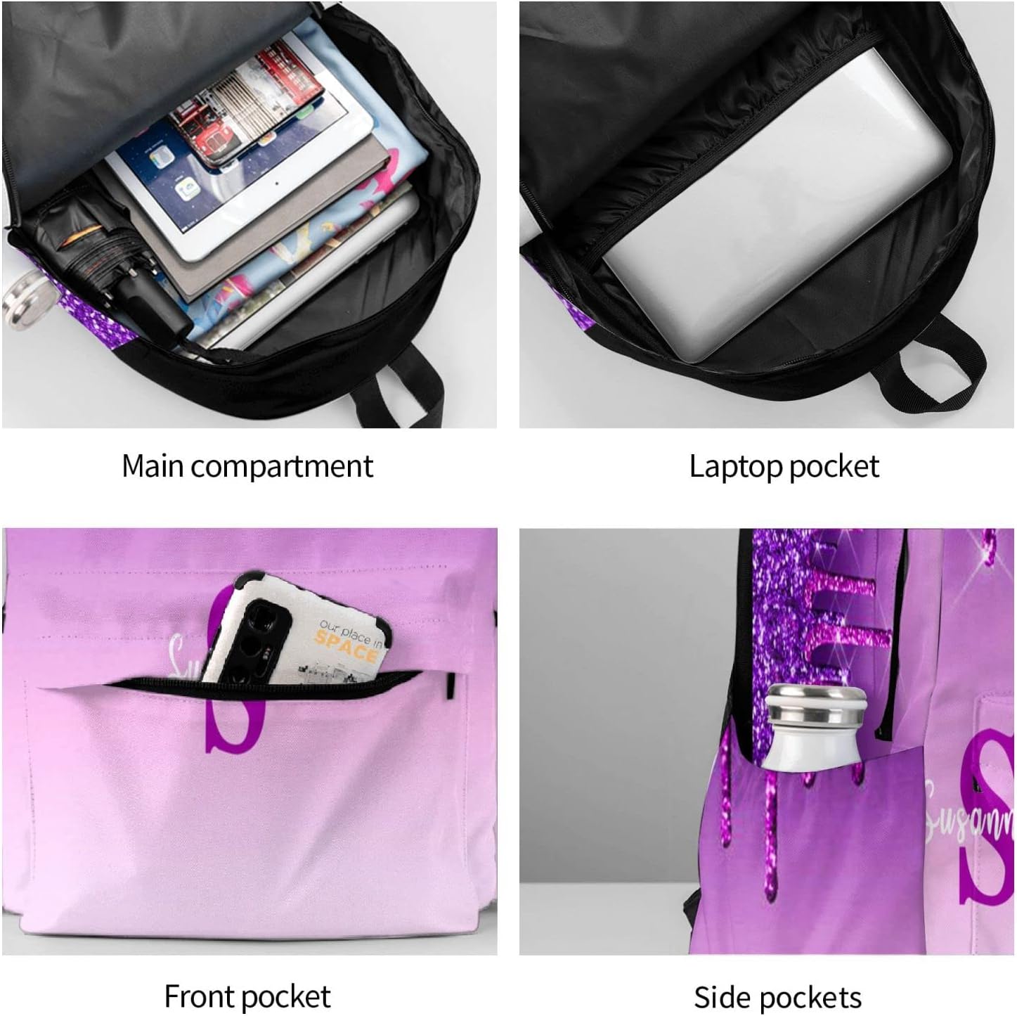 Personalized Backpack| Available Style,Custom Name Backpacks For Her/Him For Work,Weekend Getaway,Traveling,Hiking,Camping|Cute Name Backpack (43 * 28 * 16cm,style-10)