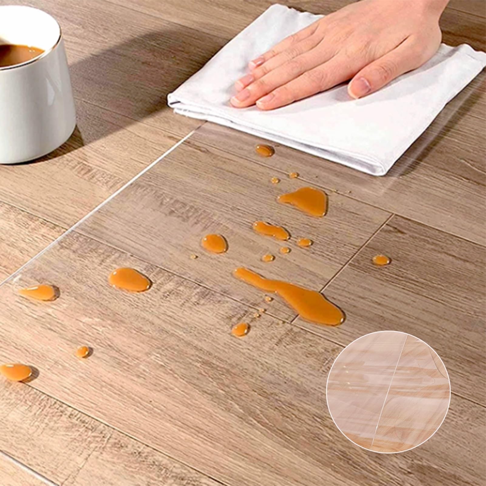 Tapis de protection de sol en plastique pour photographie de restaurants et bureaux – Facile à nettoyer 80 x 400 cm – Design Regu C parfait pour les zones à fort trafic
