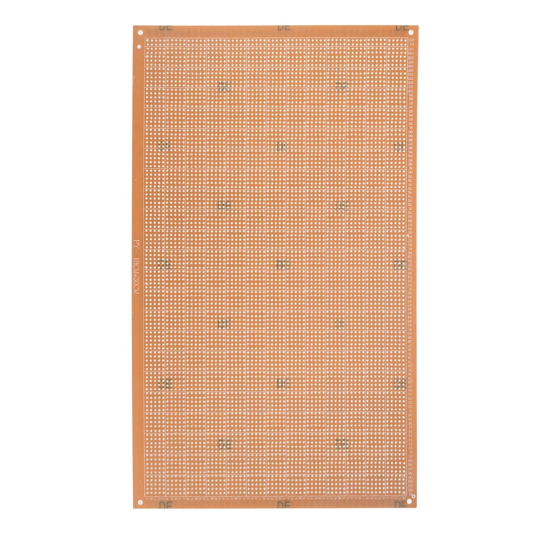 sourcing map 10 piezas Placa de circuito impreso de papel 18x30 cm