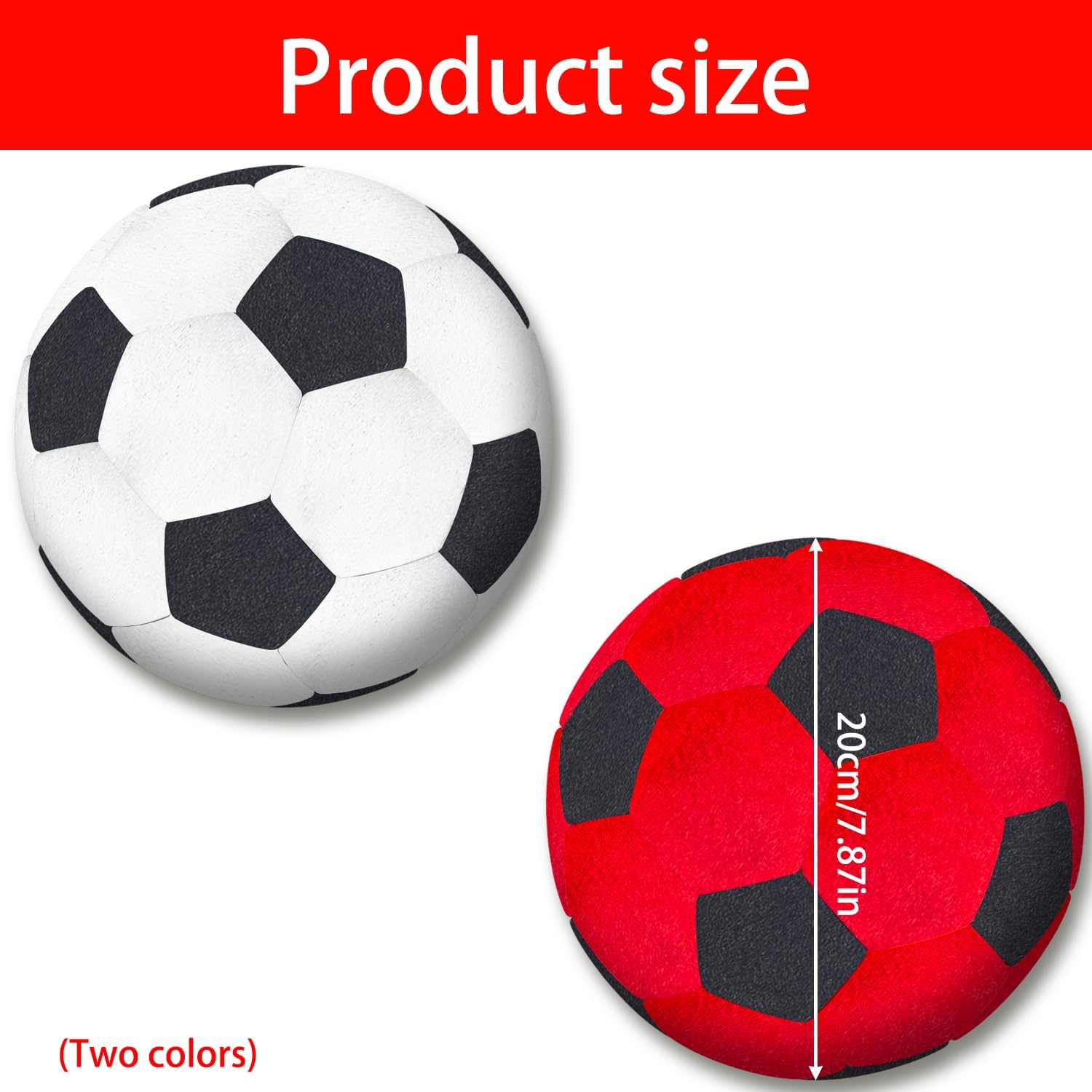 Replacement Balls for Giant Kick Darts - 2-Pack 7" Inflatable Easy-Stick Balls - Durable for Adult Giant Yard Games, Soccer Dart Board & Outdoor Fun