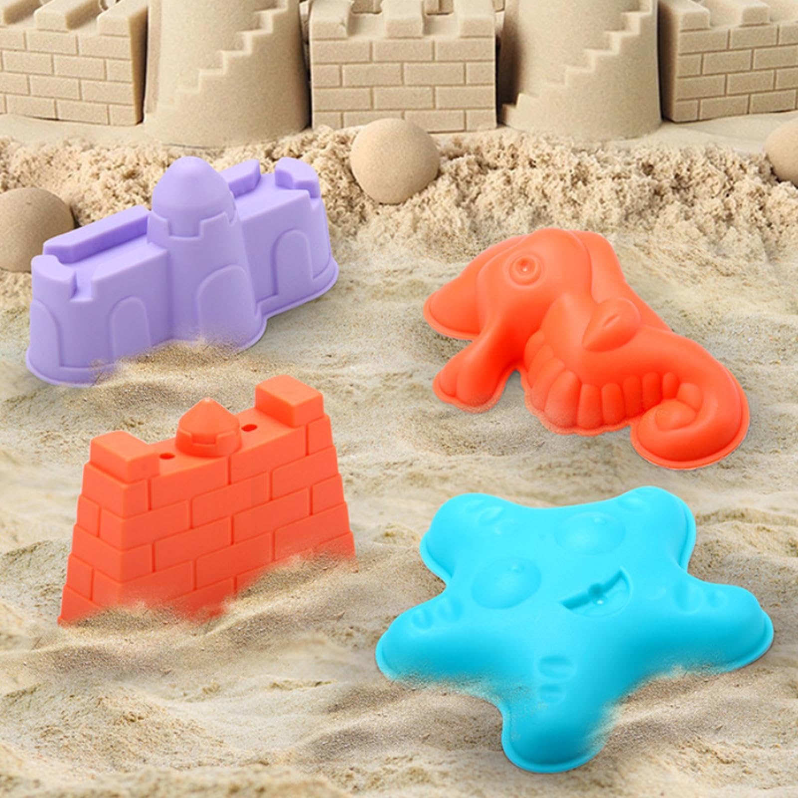 Set da Spiaggia per Bambini | Set da Spiaggia da 30 Pezzi,Estivi per Viaggi e Scatola Sabbia | per Giochi in Acqua, Vacanze al Mare, Estate, Viaggi, attività all'Aperto, Giardino,