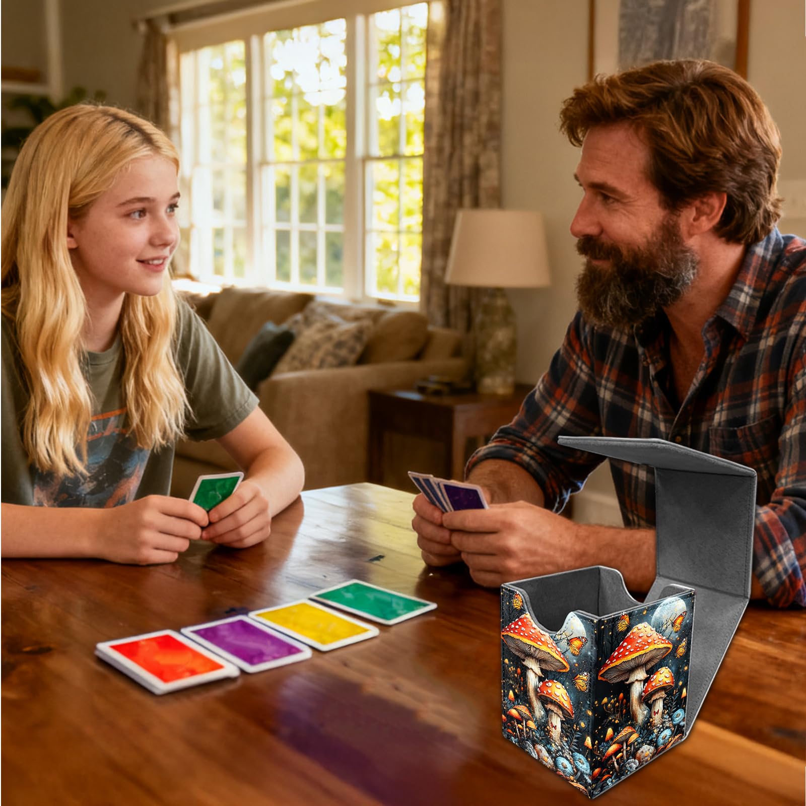 Amazon.com: HGGJFLYX Deck Box for MTG/TCG/CCG, 100+ Sleeved Card