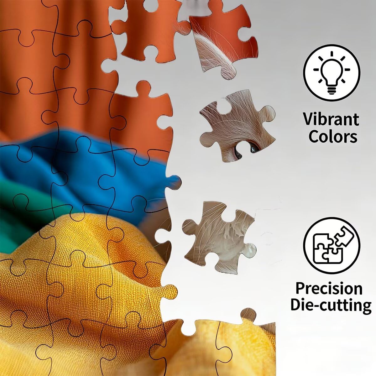 Puzzle 3000 elementów dla dorosłych, puzzle 3000 elementów kota, urocze puzzle dla dorosłych z wykwintnym pudełkiem do pakowania, gry edukacyjne, duże drewniane puzzle na prezent dla kobiet, dekoracje