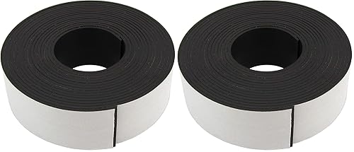 Master Magnetics - Cinta magnética B005HY9XFC, cinta magnética adhesiva de un lado, 116 pulgadas de grosor x 1 pulgada de ancho x 10 pies (1 rollo),