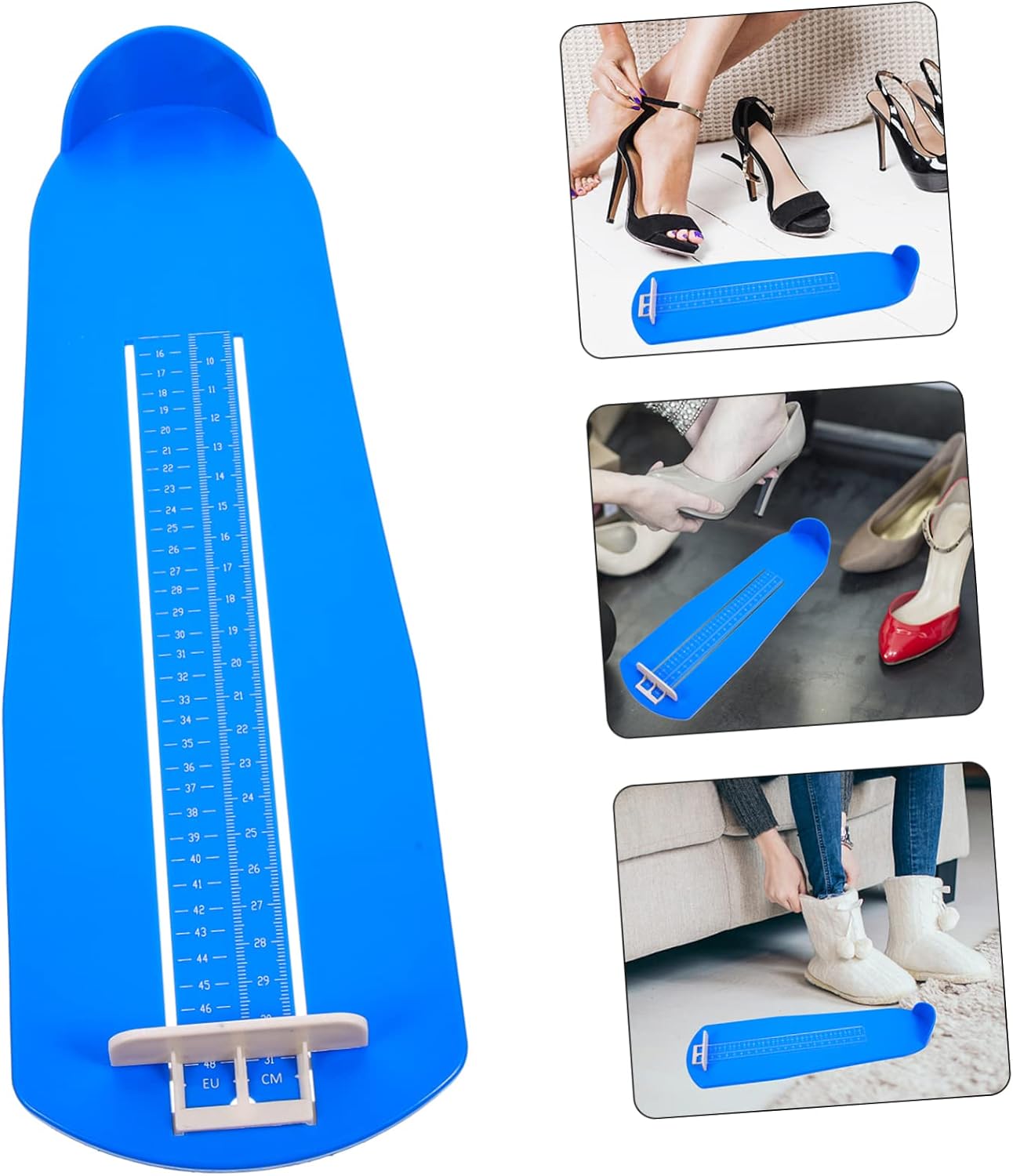 Foot Measurement Device Boys and Girls Adults Eu Foot Sizer Accurate Shoe Sizer Measuring Ruler