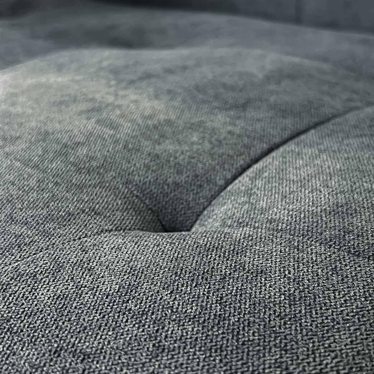 Homey - Sofá Cama de 2 Plazas Modelo Zumaia, Diseño Moderno, Práctico y Funcional, con Cojines Decorativos, Fácil Apertura, Gris
