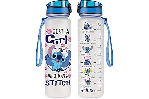 Fun Blue Alien Water Bottle Stitch Toy Story