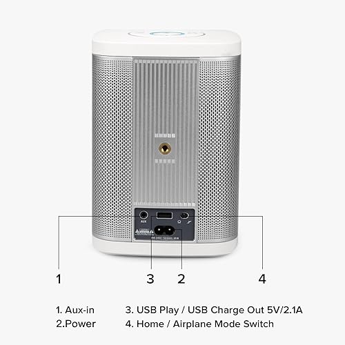 Miniatura 4 de RIVA Altavoz inteligente de alta fidelidad Bluetooth con WiFi de concierto mejorado con Alexa integrado, 6 controladores, 50W, sistema de música