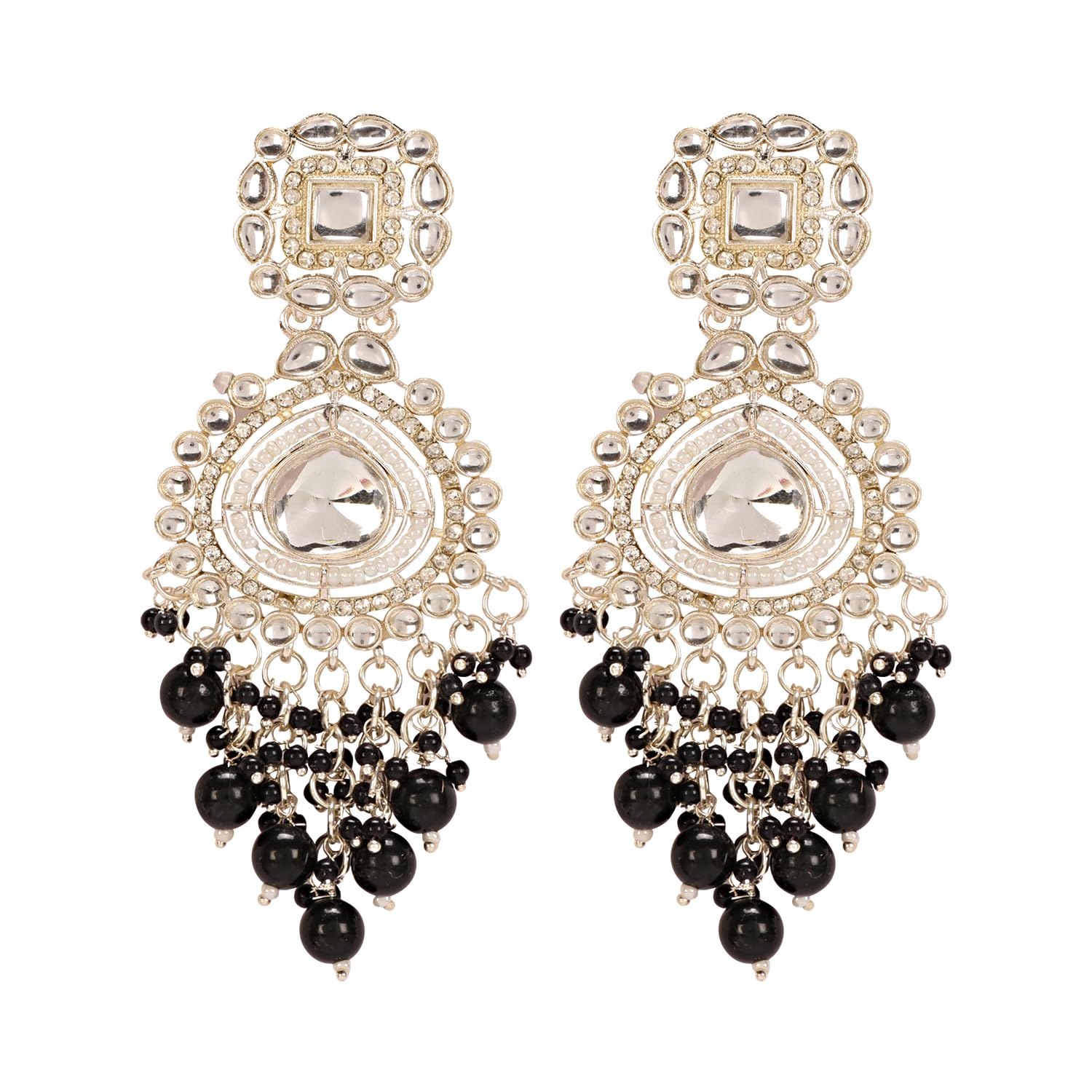 See full amazon price history chart for OZ Jewels Elegant Black Beaded Kundan Studded Chandbali Earrings (Black) OZ Jewels Elegant Black Beaded Kundan Studded Chandbali Earrings (Black) (B0D97PST2W) Amazon Price History, Amazon Price Tracker
